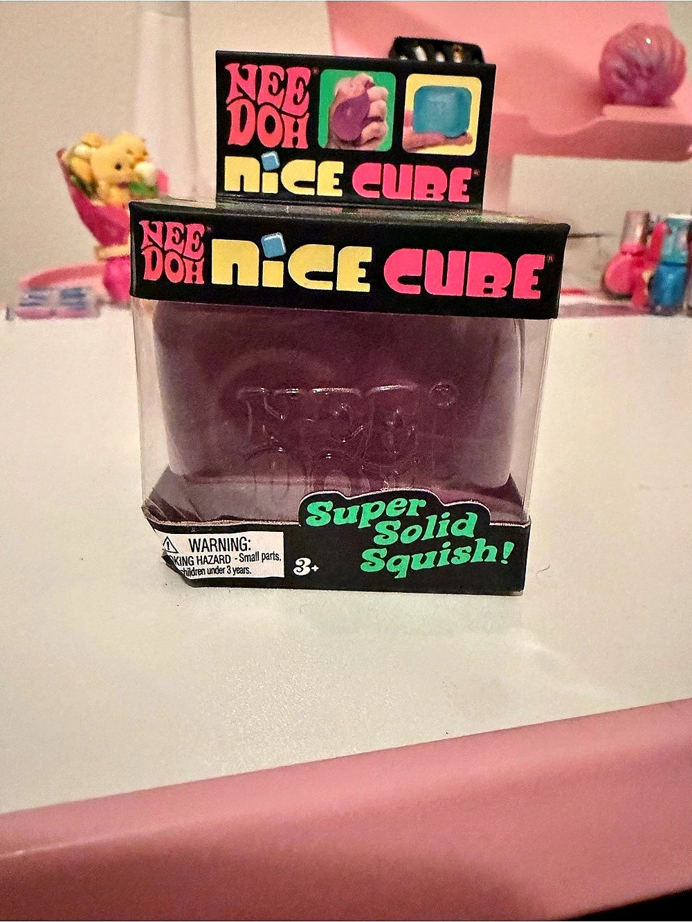 Nee Doh Nice Cube Squishy purple